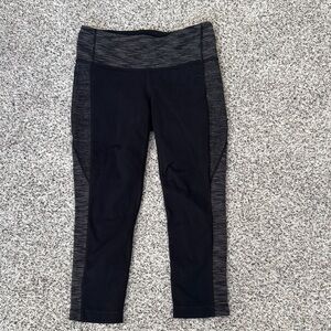 Athleta Black and Gray Athletic Leggings